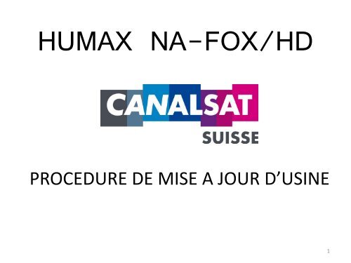 HUMAX NA-FOX/HD