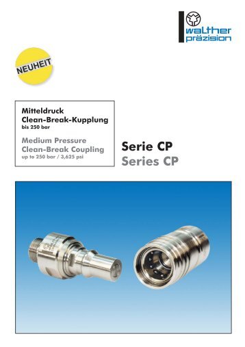 Serie CP Series CP - Carl Kurt Walther GmbH & Co. KG