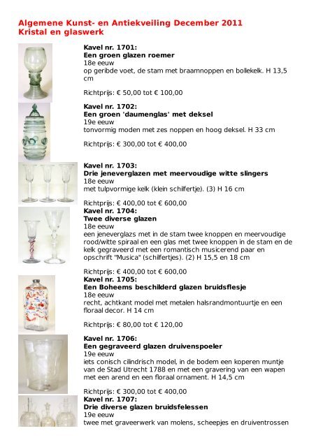 Download Kristal en glaswerk catalogus (PDF)