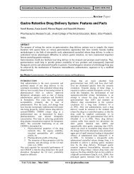 Gastro Retentive Drug Delivery System - International Journal of ...