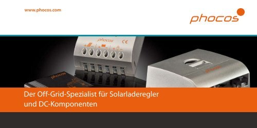 Der Off-Grid-Spezialist fÃ¼r Solarladeregler und DC ... - Phocos.com