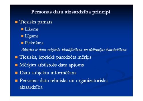 Fizisko personu datu aizsardzÄ«ba - Academia