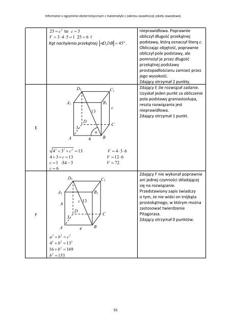 matematyka - OkrÄgowa Komisja Egzaminacyjna