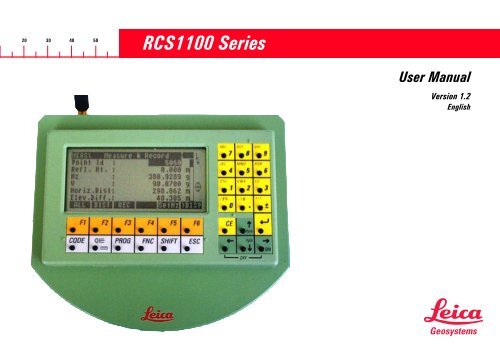 RCS1100 Series - Engineering Surveyor