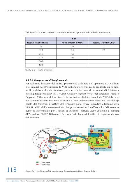 Linee guida per l'introduzione delle tecnologie wireless nella ...