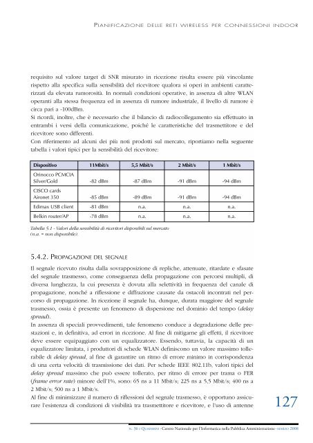 Linee guida per l'introduzione delle tecnologie wireless nella ...