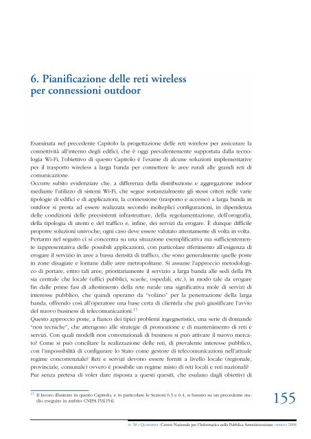 Linee guida per l'introduzione delle tecnologie wireless nella ...