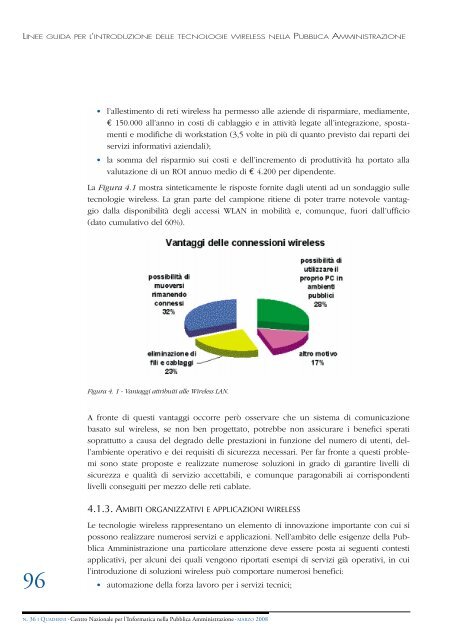 Linee guida per l'introduzione delle tecnologie wireless nella ...