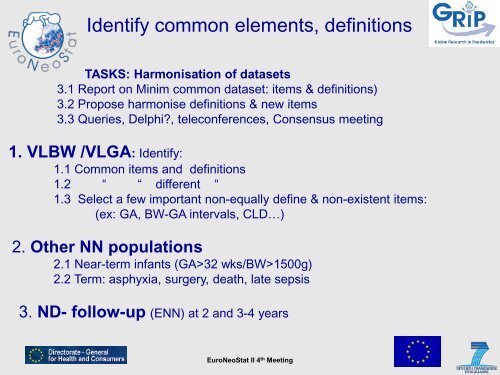 EuroNeoStat II - Neonatal European Information System