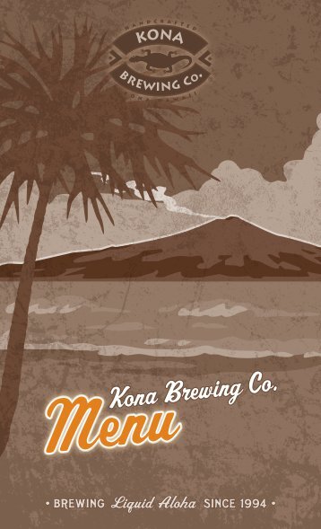 Menu - Kona Brewing Company