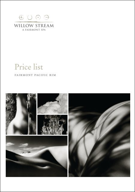 Download our brochure and pricelist - Spas Vancouver