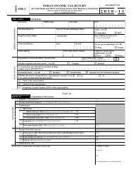 RM ITR-2 INDIAN INCOME TAX RETURN - Income Tax for NGOs