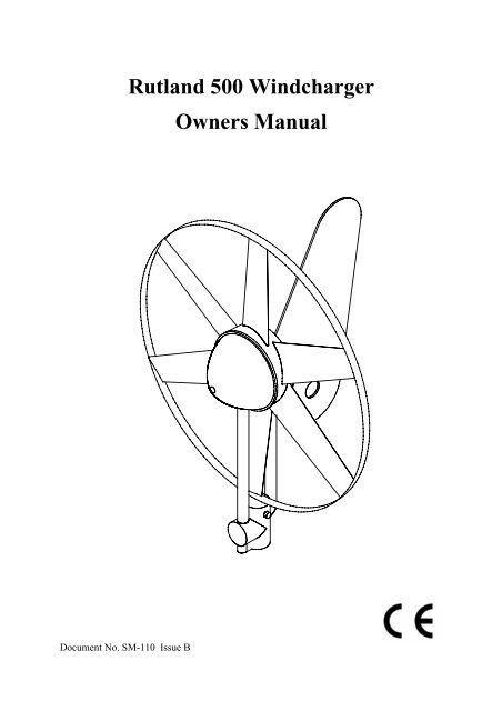 Rutland 500 Windcharger Owners Manual - Marlec Engineering Co ...