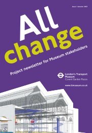Project newsletter for Museum stakeholders - London Transport ...