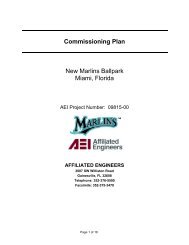 Commissioning Plan - Affiliated Engineers, Inc.