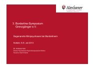 Minipsychosen bei BPS - BLP-Symposien