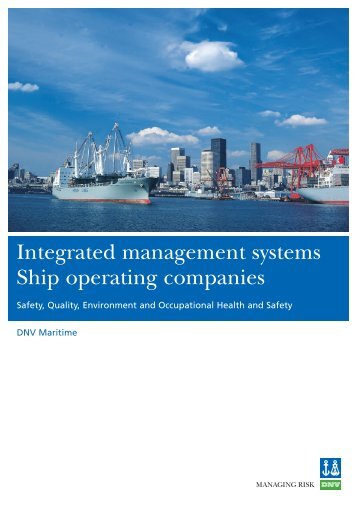 Integrated management systems - Ship operating companies - dnV