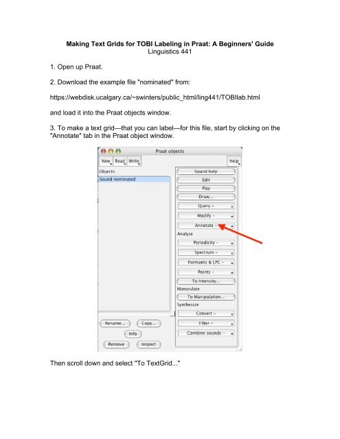 Making Text Grids for TOBI Labeling in Praat - Basesproduced.com