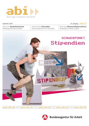 Schwerpunkt: Stipendien - Bildungsmarkt-Sachsen.de