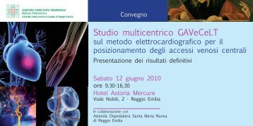 Convegno Elettrocardiografico.indd - Azienda USL di Reggio Emilia
