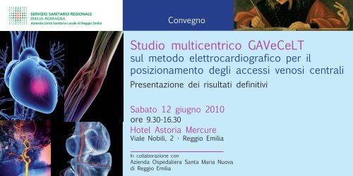 Convegno Elettrocardiografico.indd - Azienda USL di Reggio Emilia