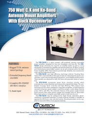 XTD-750K w/ BUC Data Sheet - Comtech Xicom Technology