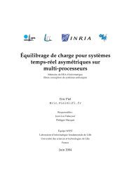 Ãquilibrage de charge pour systèmes temps-réel ... - Ãric Piel - Free