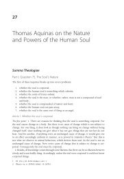 Thomas Aquinas on the Nature and Powers of the Human Soul