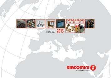 CATALOGO T A R I F A - Giacomini SpA