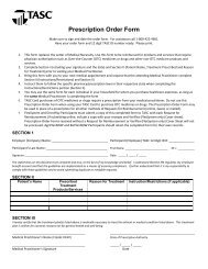 OTC Prescription Order Form