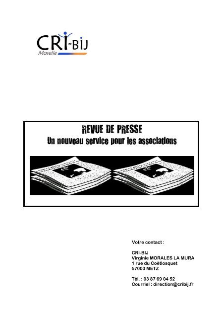 Dossier presentation.. - CRI-Bij