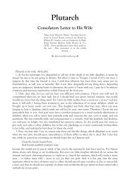 Plutarch - A Consolatory Letter to Wife.pdf - Platonic Philosophy