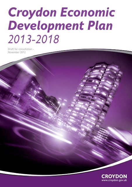 Croydon Economic Development Plan 2013-2018