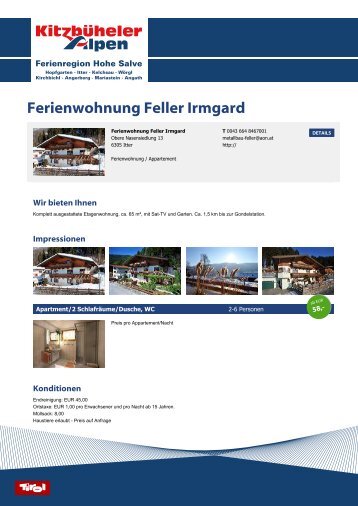 Ferienwohnung Feller Irmgard - Mariastein