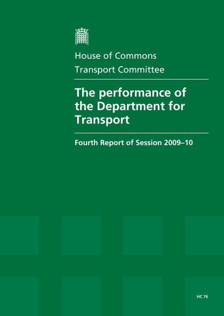 The performance of the Department for Transport - Fleet News