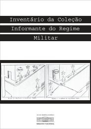 Inventário da Coleção Informante do Regime ... - Arquivo Nacional