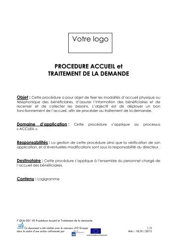 ProcÃ©dure d'accueil ASL - GIP