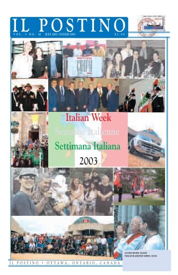 Italian Week 2003 Settimana Italiana Semaine Italienne - Il Postino