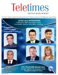 GITEX 2012 INTERVIEWS ITU TELECOM World 2012 - Teletimes