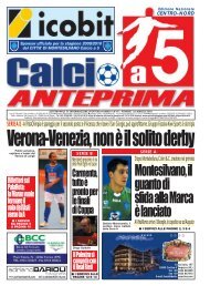 calcio a 5 anteprima 18/10 CN