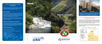 Plegable Proyecto Manso - Isagen