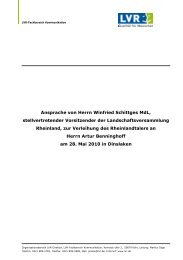 Text der Laudatio von Winfried Schittges, MdL - Verein fÃ¼r ...