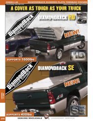 diamondback diamond plate tonneau covers - Western Warehouse