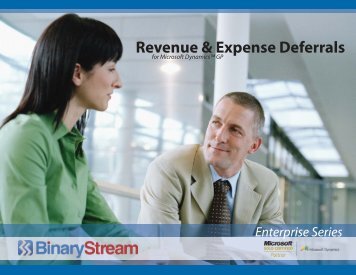 Revenue & Expense Deferrals - Binary Stream