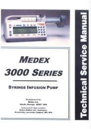 MEDEX 3000 Infusion Pump Service Manual - internetMED
