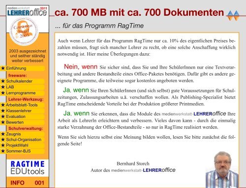 ca. 700 MB mit ca. 700 Dokumenten