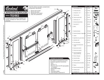 Cardinal - Instrucciones de Instalacion - 11-14 ... - Cardinal Shower