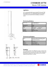 COMROD AV7M - Cordland Marine