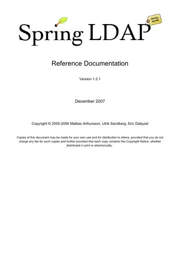 Reference Documentation - Spring Web Services - Parent