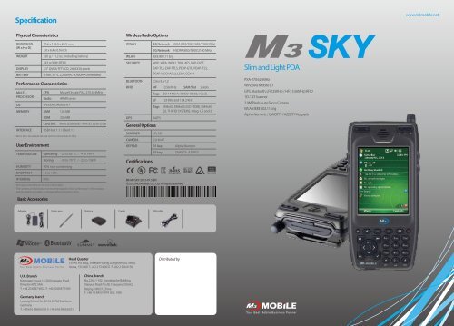 M3 Sky handheld - Mobileezy